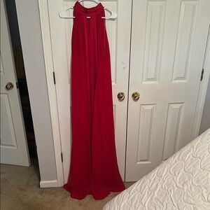 New York & Company Red Jumpsuit